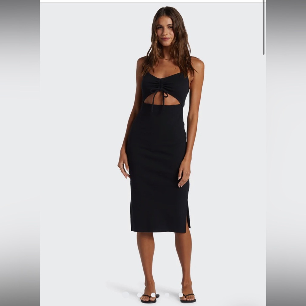Roxy Wavey Baby rib knit dress
